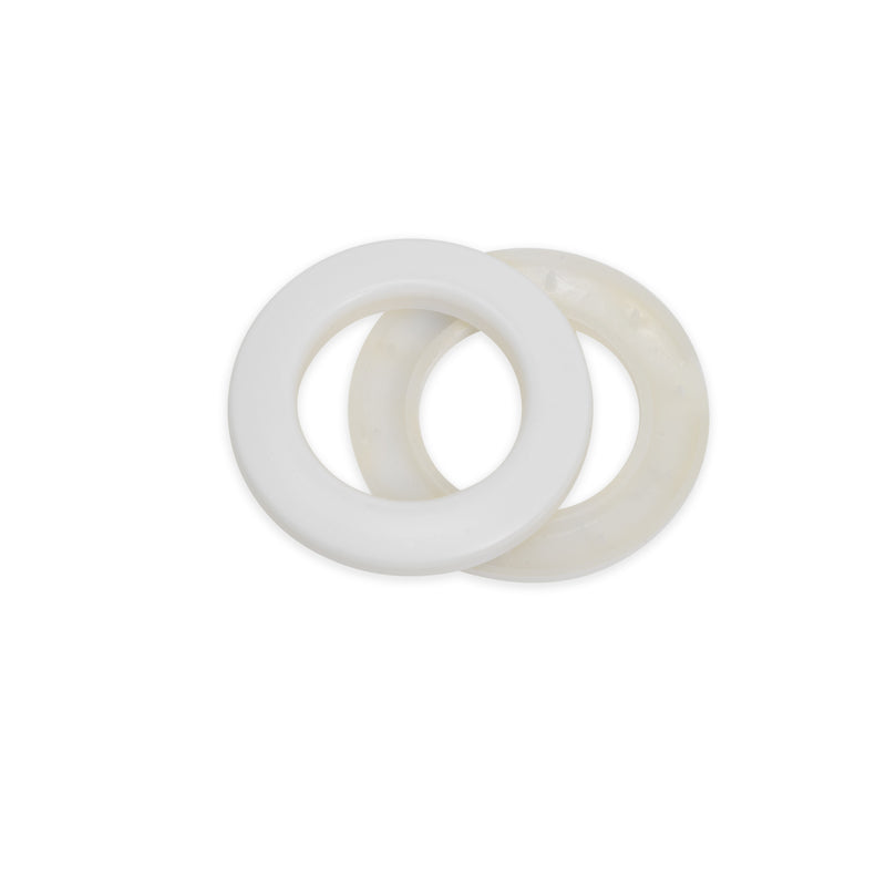 Load image into Gallery viewer, 44371|Dritz 1" Plastic Curtain Grommets, White, 8 Sets
