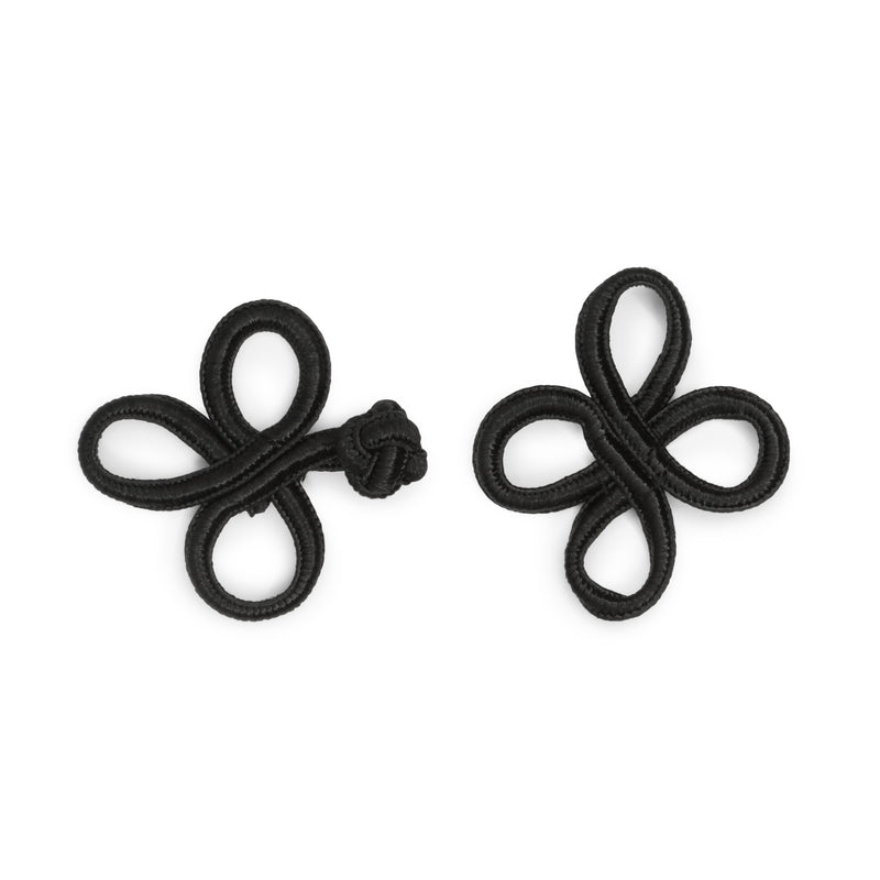 Load image into Gallery viewer, 496|Dritz 3" Frog Closure Set, Black