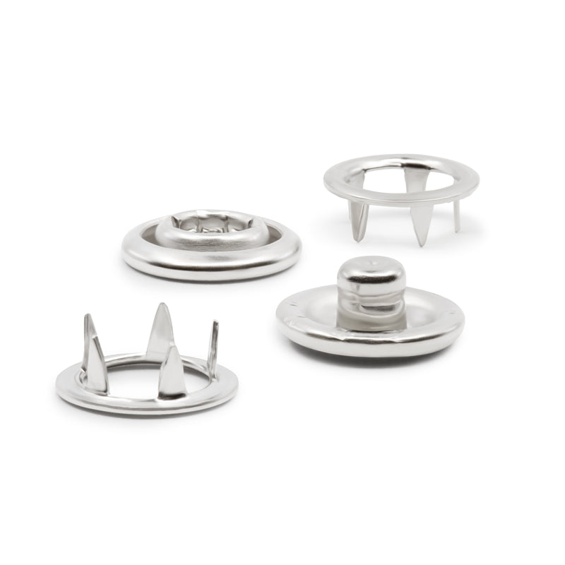 Cargue la imagen en el visor de la galería, BK117|Dritz 7∕16" Open-Ring Snaps & Tools, 60 Sets, Nickel