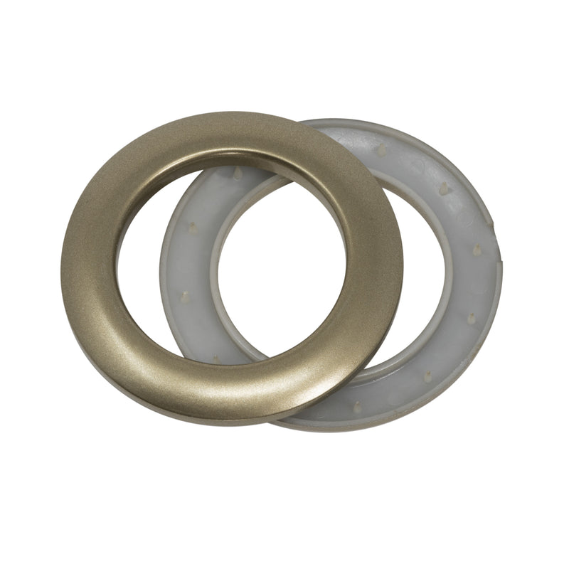Load image into Gallery viewer, 44369|Dritz 1-9/16" Plastic Curtain Grommets, Antique Gold, 8 Sets