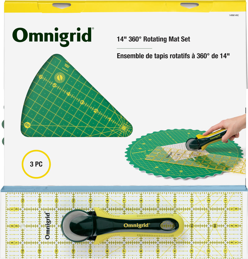 Cargue la imagen en el visor de la galería, 14RM14RC|Omnigrid 14" 360° Rotating Mat Set