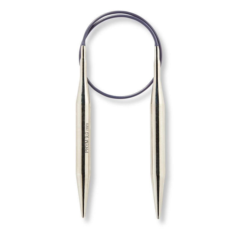 Load image into Gallery viewer, 212220|Prym 16" Circular Brass Knitting Needles, 9mm