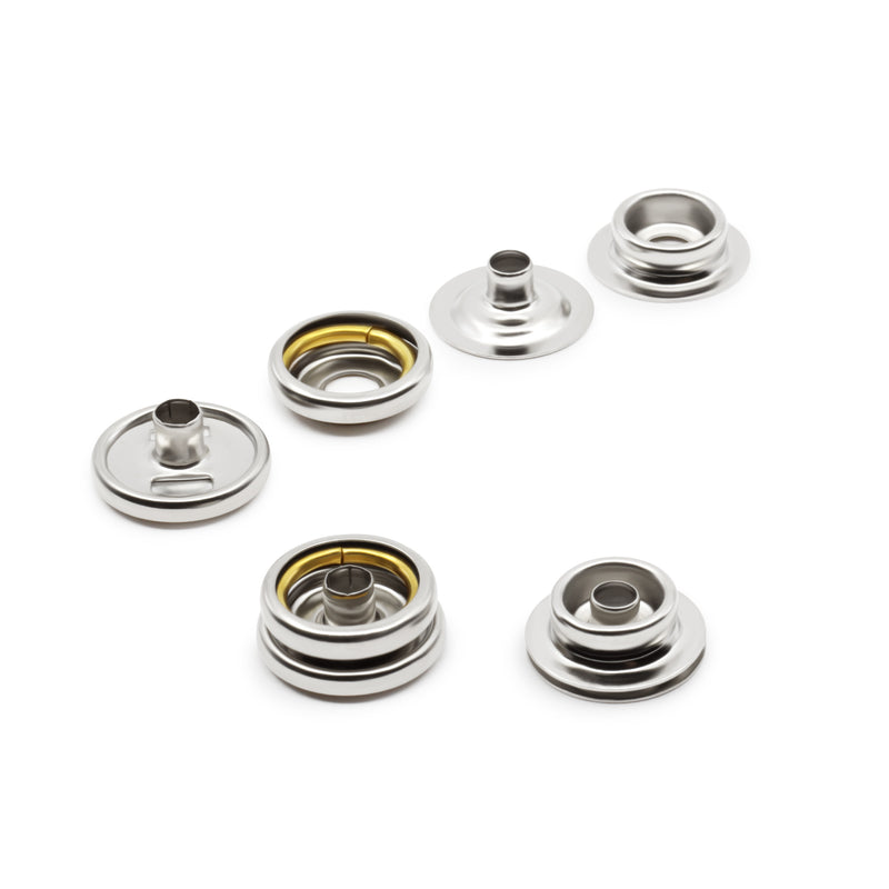 Cargue la imagen en el visor de la galería, BK112|Dritz 5∕8" Heavy Duty Snaps & Tools, 60 Sets, Nickel
