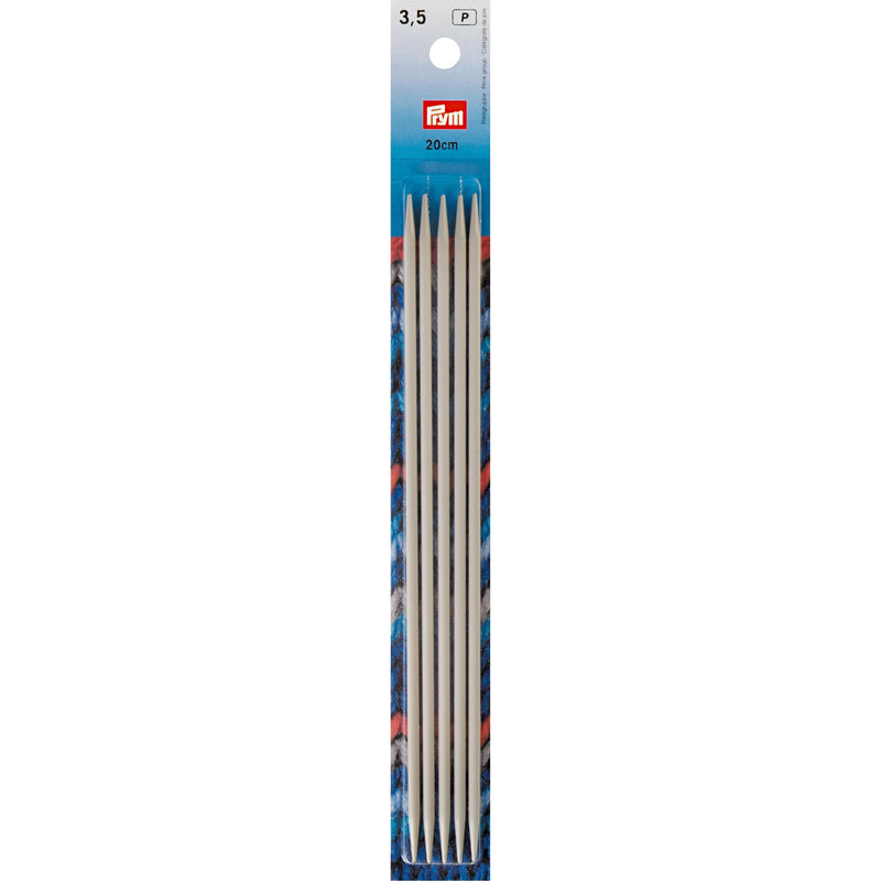 Chargez l'image dans la visionneuse de la galerie, 191491|Prym 8" Double Point Aluminum Knitting Needles, 3.5mm