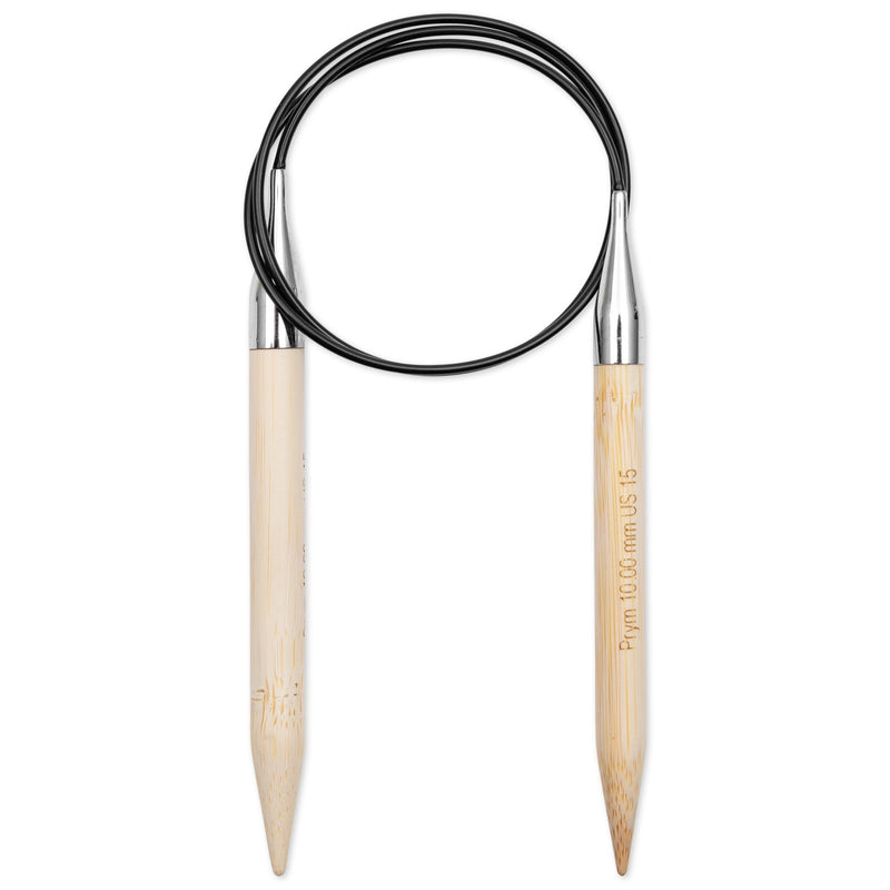Load image into Gallery viewer, 222540|Prym 32" (80 cm) Circular Bamboo Knitting Needles, US 15 (10 mm)