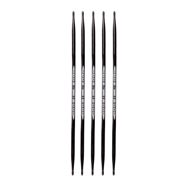Load image into Gallery viewer, 194183|Prym 6" Ergonomic Double Point Knitting Needles, Carbon, 3.5mm