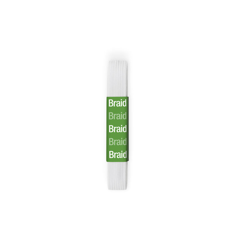 Load image into Gallery viewer, 9332W|Dritz 1/2" White Braided Elastic, 1-1/2 yd