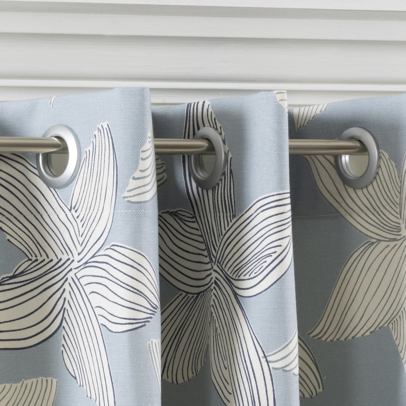 Load image into Gallery viewer, 44373|Dritz 1" Plastic Curtain Grommets, Brushed Silver, 8 Sets