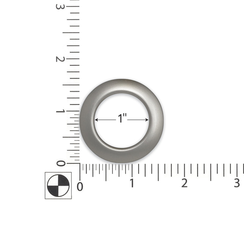Load image into Gallery viewer, 44458|Dritz 1" Plastic Curtain Grommets, Pewter, 8 Sets