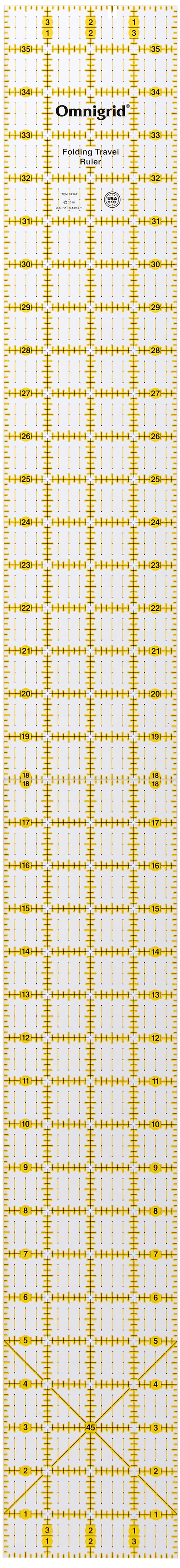 Load image into Gallery viewer, R436F|Omnigrid RECTANGLE FOLDING RULER