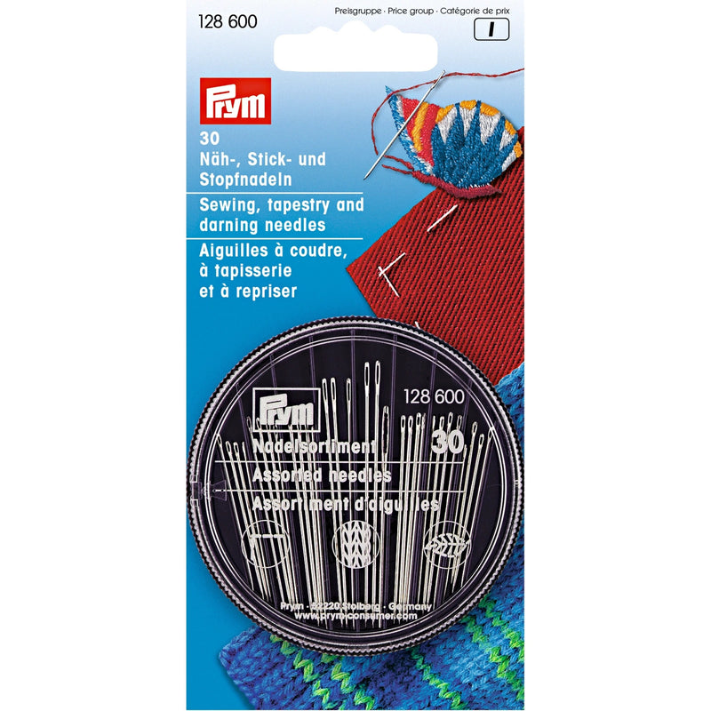 Cargue la imagen en el visor de la galería, 128600|Prym Tapestry/Darning Hand Needles, Assorted, 30 pc