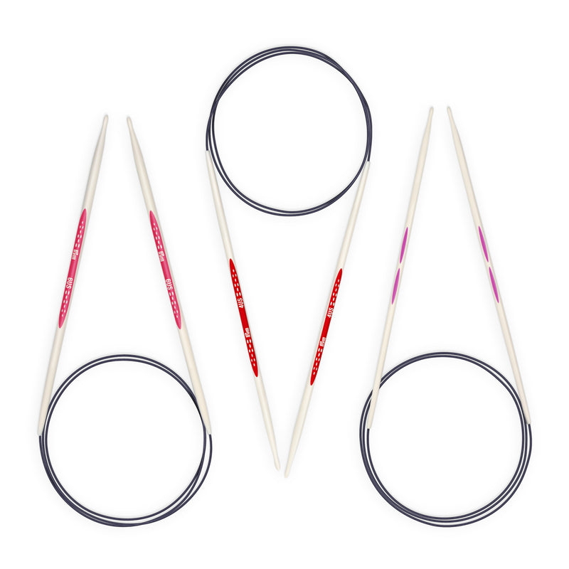 Chargez l'image dans la visionneuse de la galerie, 57181|Prym 32" Ergonomic Circular Knitting Needles Set
