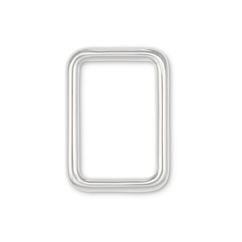 Load image into Gallery viewer, BK144|Dritz 1" Rectangle Rings, Nickel, 12 pc