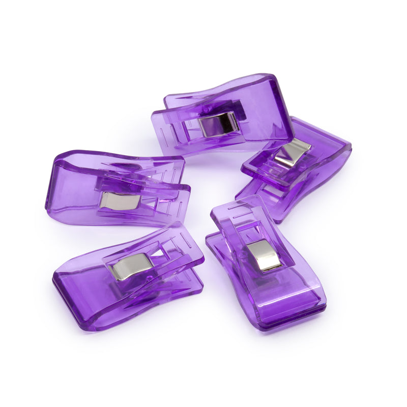 Load image into Gallery viewer, 955|Dritz Fabric & Craft Clips, Purple, 12 pc