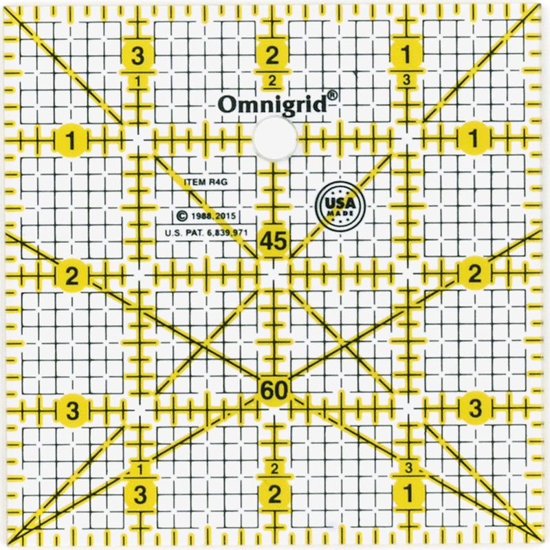 Load image into Gallery viewer, R4G|Omnigrid Square Grid Ruler, 4" x 4"