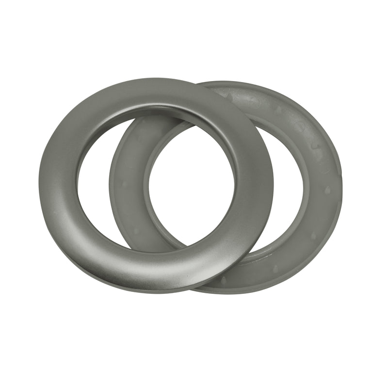 Load image into Gallery viewer, 44368|Dritz 1-9/16" Plastic Curtain Grommets, Pewter, 8 Sets