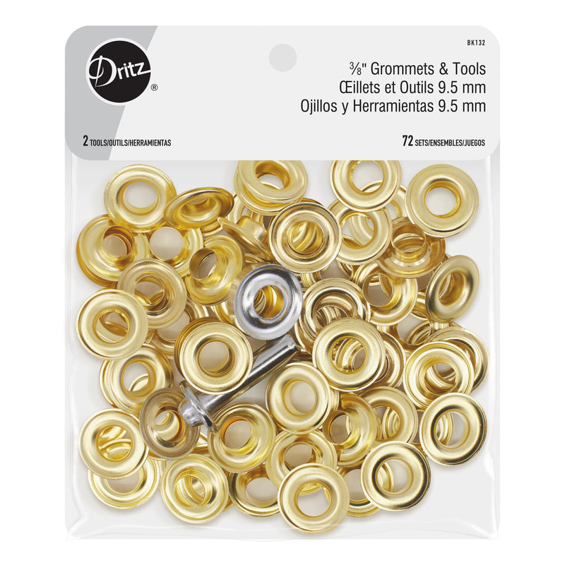Chargez l'image dans la visionneuse de la galerie, BK132|Dritz 3∕8" Grommets & Tools, 72 Sets, Gold
