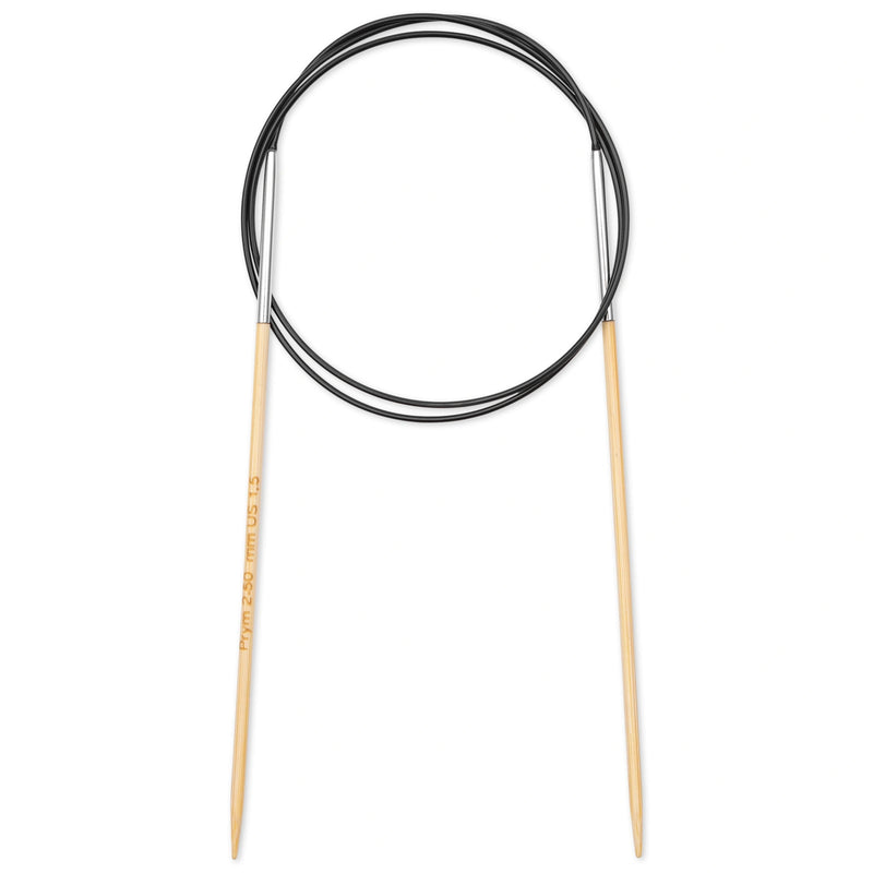 Load image into Gallery viewer, 222503|Prym 32" (80 cm) Circular Bamboo Knitting Needles, US 1.5 (2.5 mm)