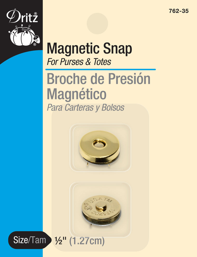 Chargez l'image dans la visionneuse de la galerie, 762-35|Dritz 1/2" Magnetic Snap, 1 Set, Gold