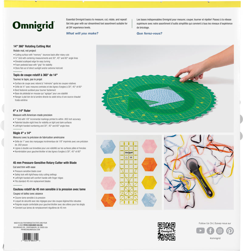 Cargue la imagen en el visor de la galería, 14RM14RC|Omnigrid 14" 360° Rotating Mat Set