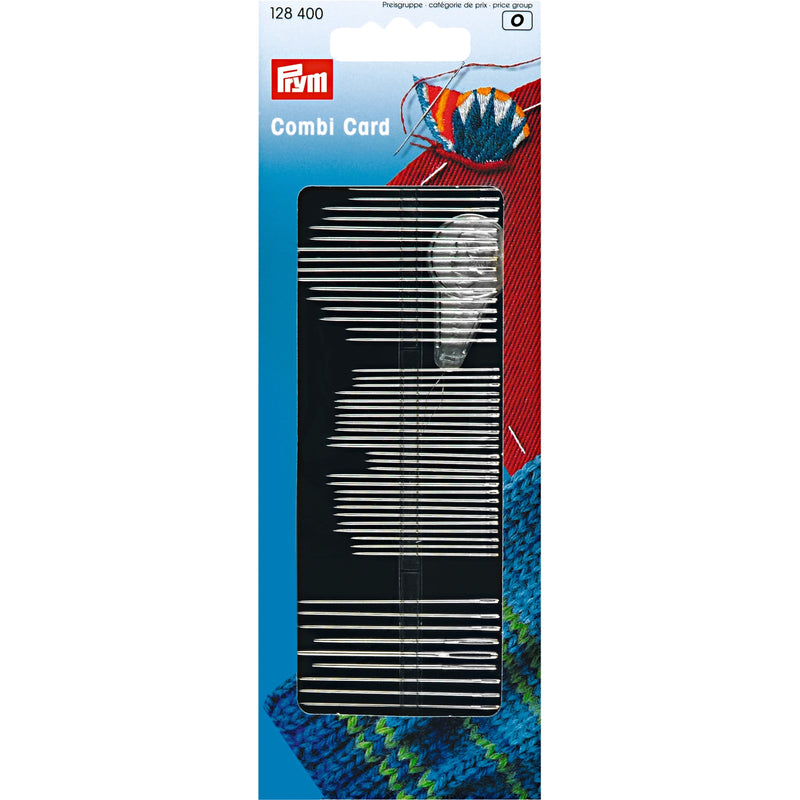 Cargue la imagen en el visor de la galería, 128400|Prym Embroidery/Darning Hand Needles & Threader, Assorted, 50 pc