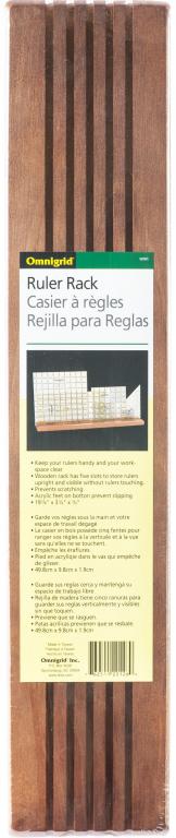 Load image into Gallery viewer, WRR|Omnigrid Wooden Ruler Rack
