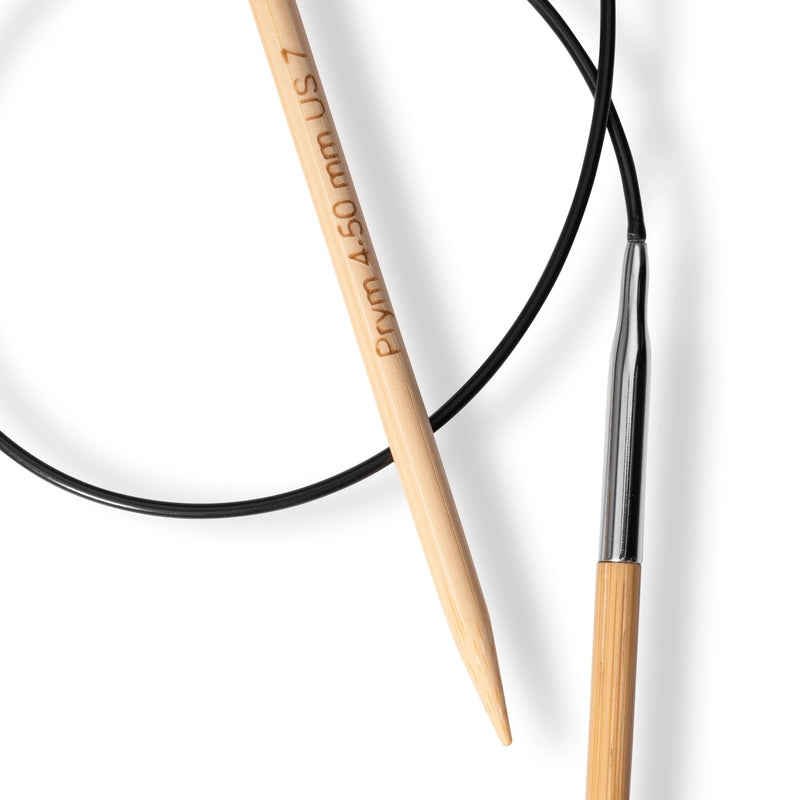 Load image into Gallery viewer, 222507|Prym 32" (80 cm) Circular Bamboo Knitting Needles, US 7 (4.5 mm)
