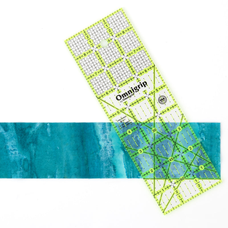 Cargue la imagen en el visor de la galería, RN39G|Omnigrid Omnigrip Neon Rectangle Grid Ruler, 3" x 9"