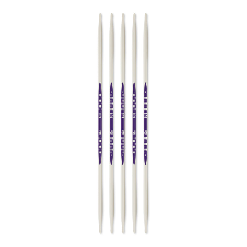 Chargez l'image dans la visionneuse de la galerie, 57053|Prym 8" Ergonomic Double Point Knitting Needles, US 6 (4mm)
