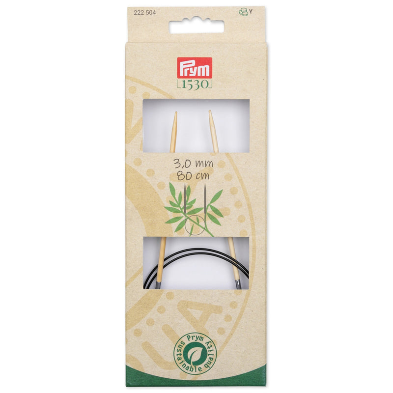 Load image into Gallery viewer, 222504|Prym 32" (80 cm) Circular Bamboo Knitting Needles, US 2.5 (3 mm)