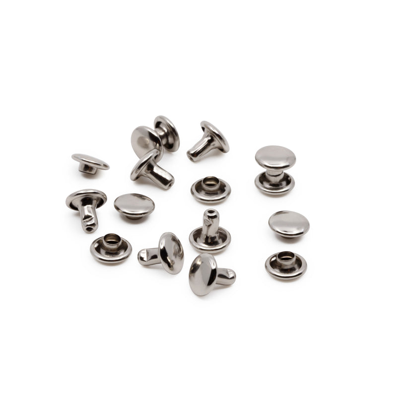 Cargue la imagen en el visor de la galería, 750-65|Dritz Double-Cap Rivets & Tools, 120 Sets, Nickel