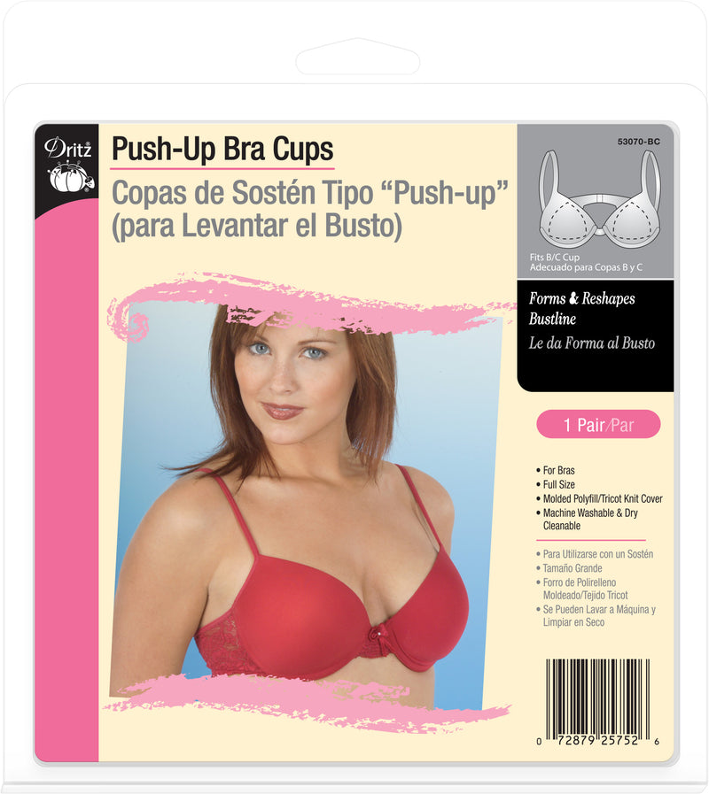 Load image into Gallery viewer, 53070-BC|Dritz Push-Up Bra Cups, White, B/C Cup