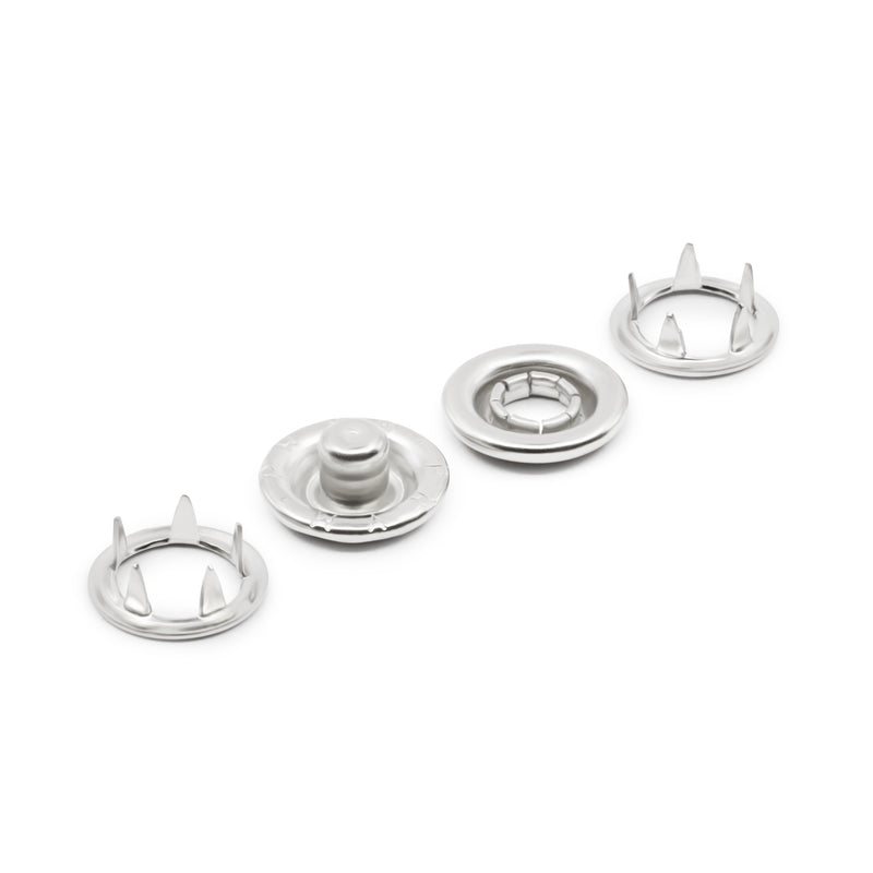 Cargue la imagen en el visor de la galería, BK117|Dritz 7∕16" Open-Ring Snaps & Tools, 60 Sets, Nickel