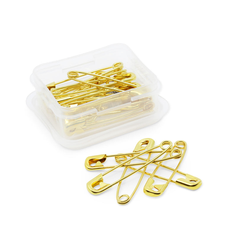 Load image into Gallery viewer, 1466|Dritz 2" Quilters Brass Safety Pins, Brass, 20 pc