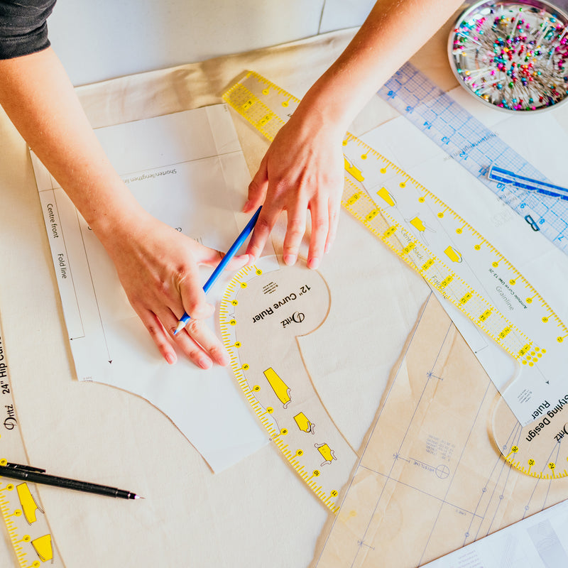Load image into Gallery viewer, 855|Dritz Design Ruler Trio, 3 Sewing Rulers, Clear