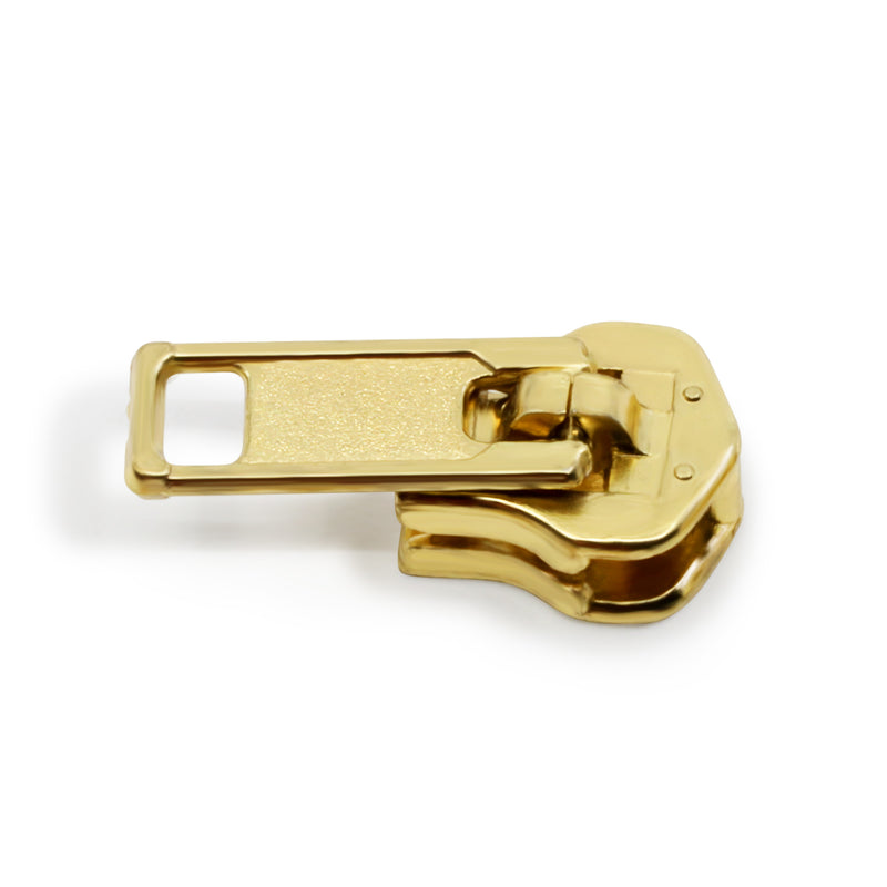 Load image into Gallery viewer, 44232|Dritz Zipper Slides & Stops, Brass, 12 pc
