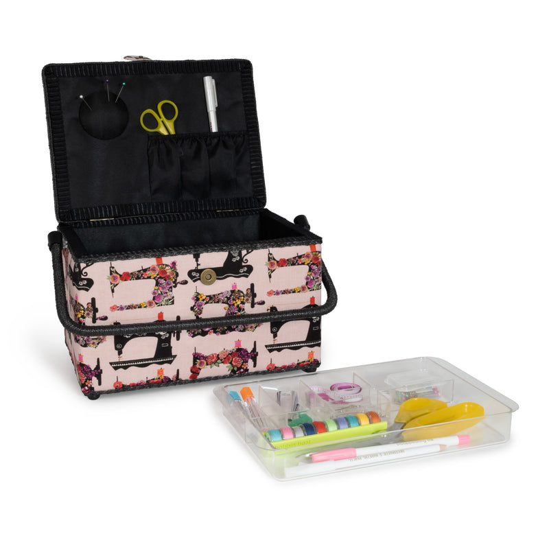 Load image into Gallery viewer, Z10051-221|Dritz Rectangular Sewing Basket, Large