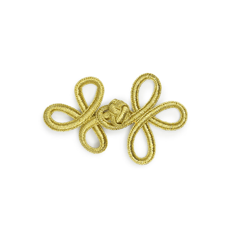 Load image into Gallery viewer, 498|Dritz 3" Frog Closure Set, Gold
