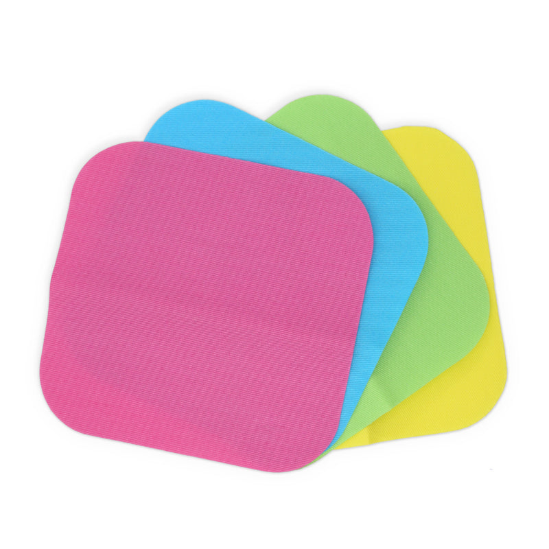 Load image into Gallery viewer, 55274|Dritz Twill Iron-On Patches, 5" x 5", 4 pc, Neon Assorted