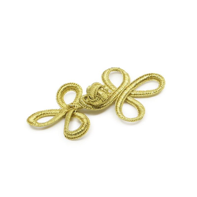 Load image into Gallery viewer, 498|Dritz 3" Frog Closure Set, Gold