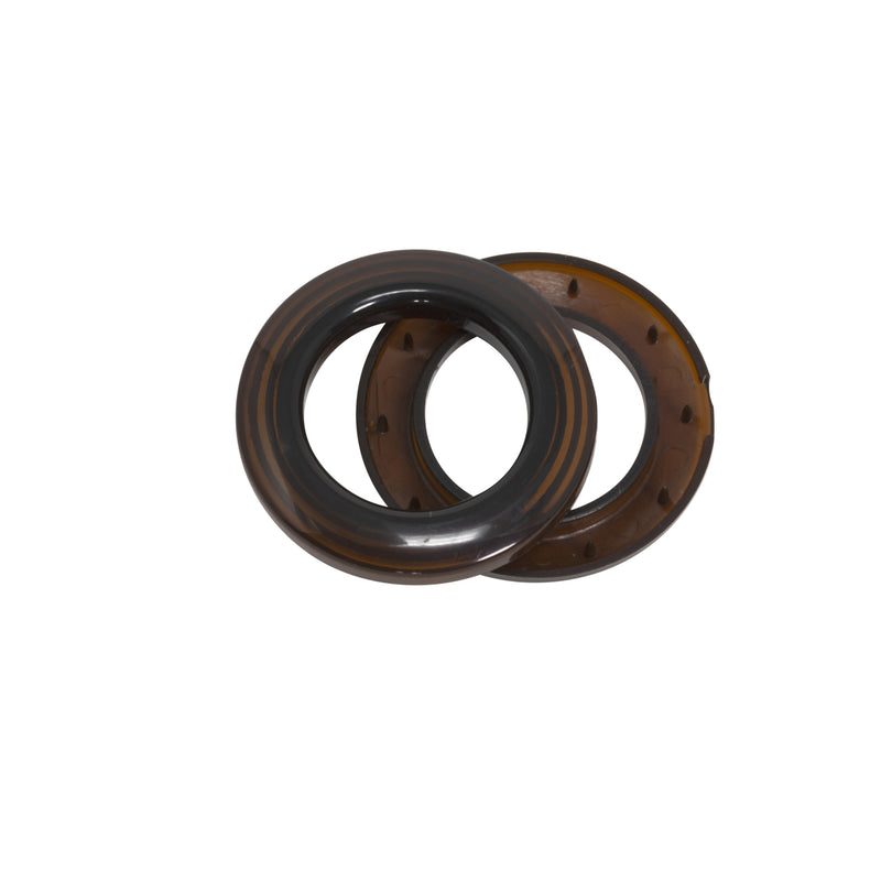Load image into Gallery viewer, 44376|Dritz 1" Plastic Curtain Grommets, Bronze, 8 Sets