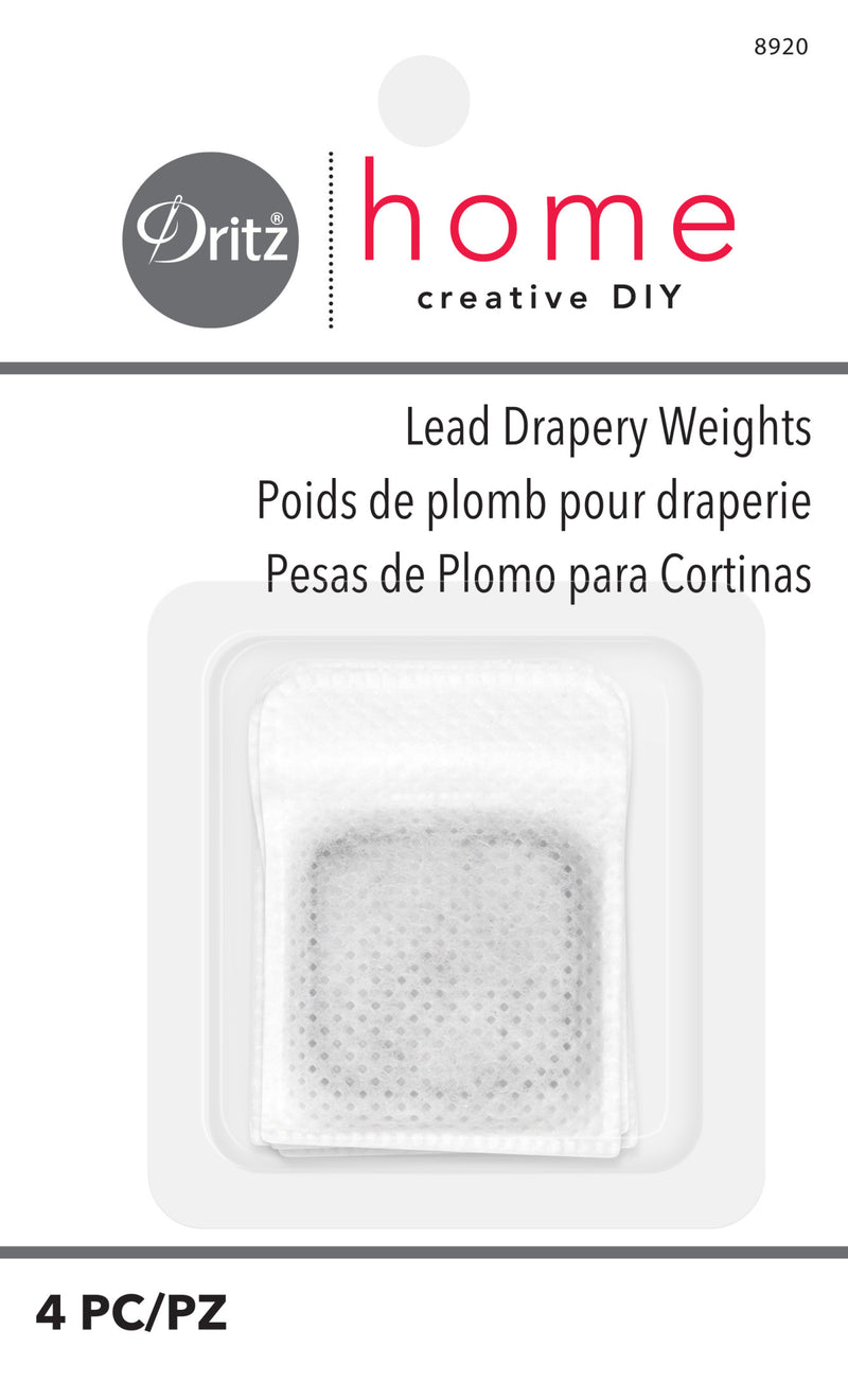 Load image into Gallery viewer, 8920|Dritz Lead Drapery Weights, 4 pc