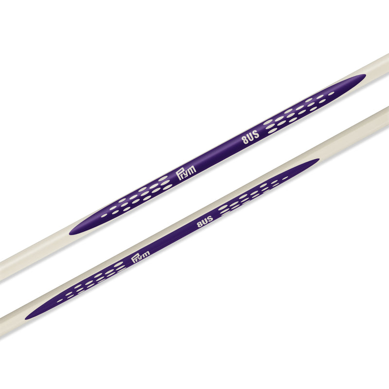 Chargez l'image dans la visionneuse de la galerie, 57030|Prym 14" Ergonomic Single Point Knitting Needles, US 8 (5mm)