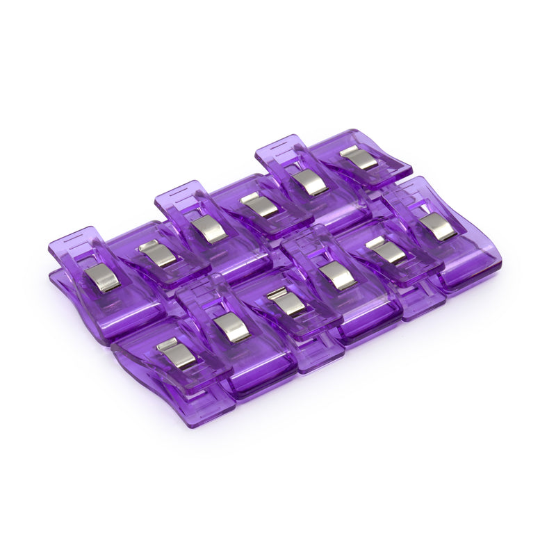 Load image into Gallery viewer, 955|Dritz Fabric & Craft Clips, Purple, 12 pc