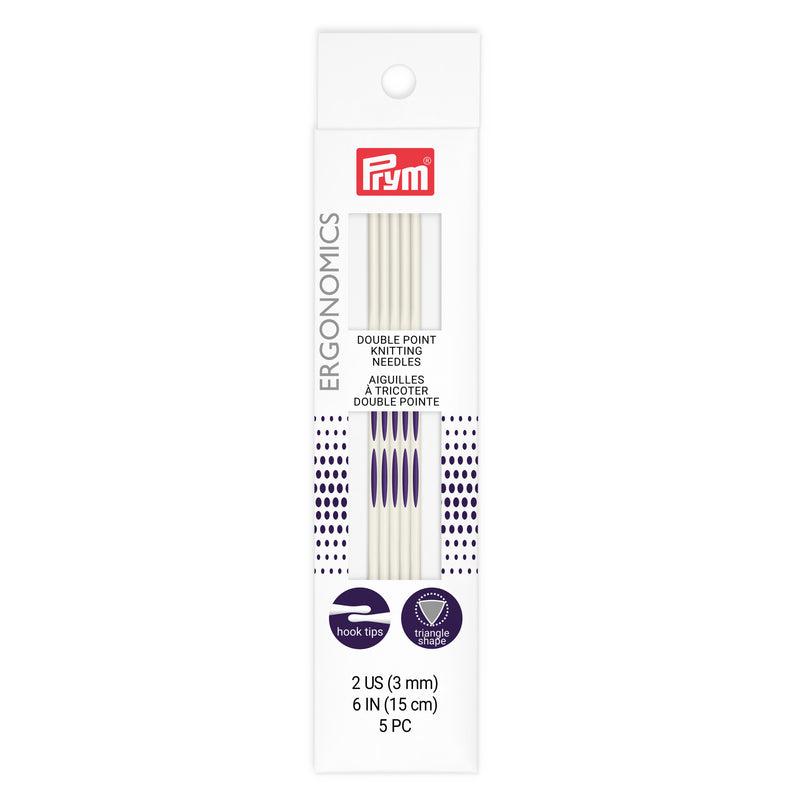 Load image into Gallery viewer, 57066|Prym 6" Ergonomic Double Point Knitting Needles, US 2 (3mm)