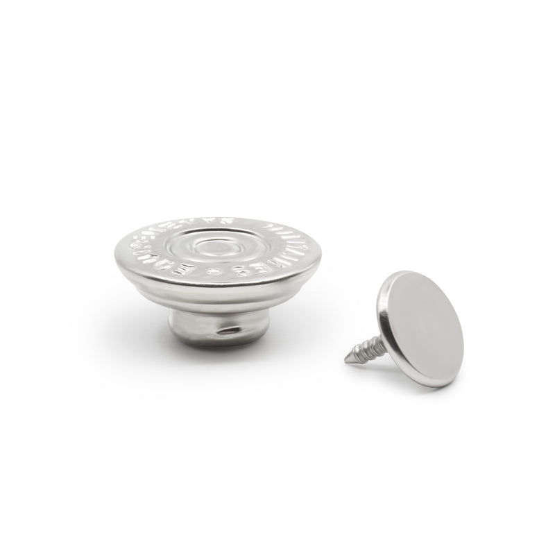Load image into Gallery viewer, 9-65|Dritz 5/8" Dungaree Buttons, 4 pc, Nickel