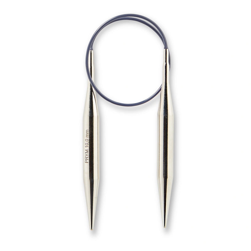 Load image into Gallery viewer, 212230|Prym 16" Circular Brass Knitting Needles, 10mm