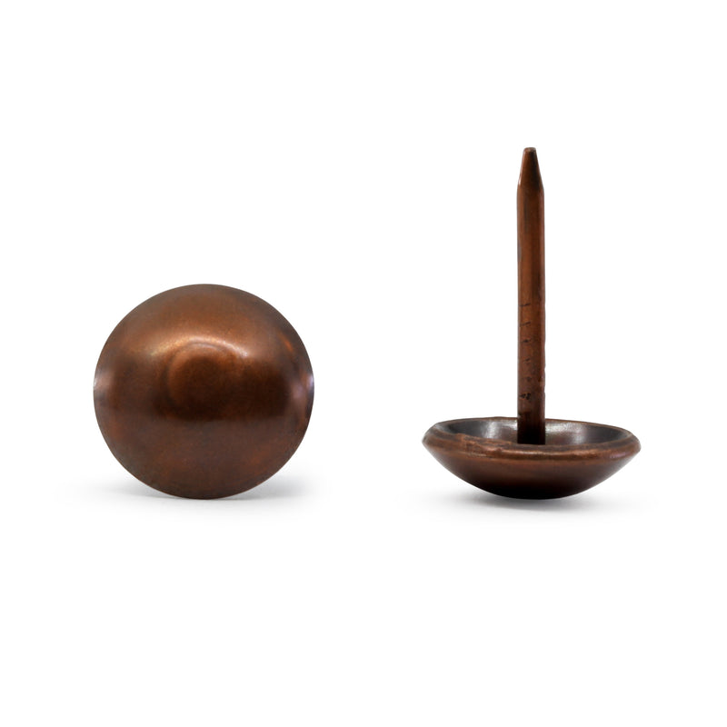 Load image into Gallery viewer, 44281|Dritz 7/16" Smooth Decorative Nails, Antique Copper, 24 pc