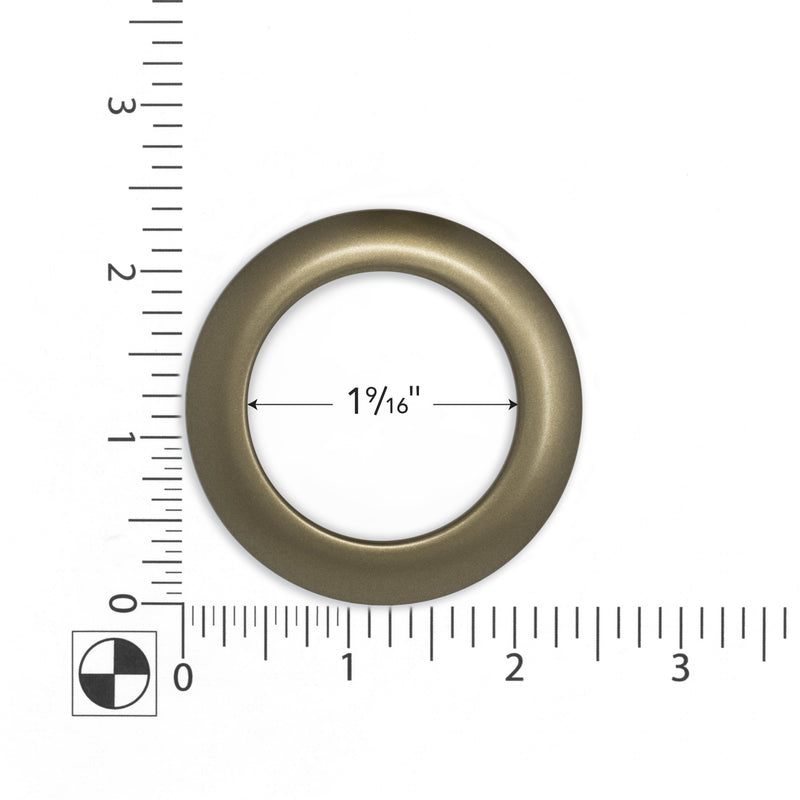 Load image into Gallery viewer, 44369|Dritz 1-9/16" Plastic Curtain Grommets, Antique Gold, 8 Sets