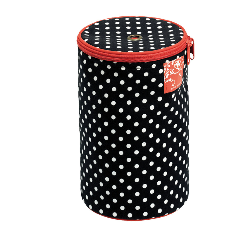 Load image into Gallery viewer, 610677|Prym Wool Dispenser & Yarn Storage, Black & White Polka Dots